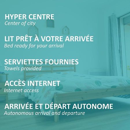 Ferienwohnung Studio Hyper Centre Avec Balcon Châteauroux Exterior foto