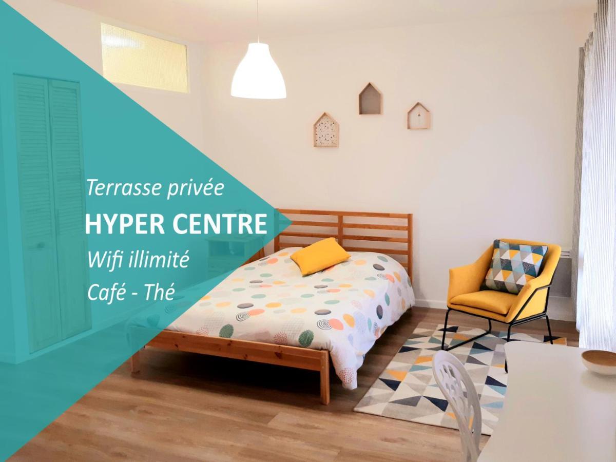 Ferienwohnung Studio Hyper Centre Avec Balcon Châteauroux Exterior foto